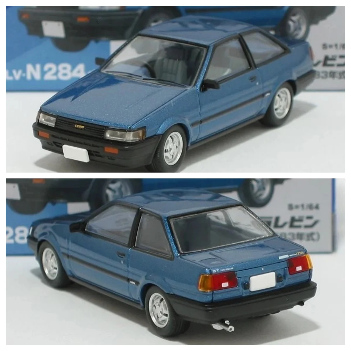 

Corolla Levin 2-Door Gt Blue 83Lv-N284D Tomytec 1:64 model car Limited Alloy