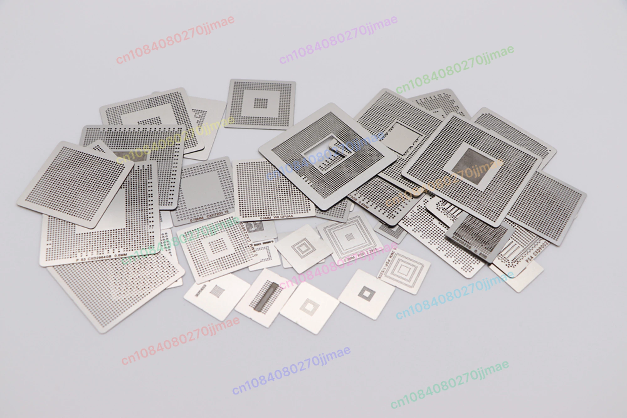 60 قطعة/56 قطعة/47 قطعة/21 قطعة تحديث استنسل التدفئة المباشرة لوحدة التحكم في الألعاب PS3 CPU PS4 GPU XBOX CXD WII قالب الحرارة