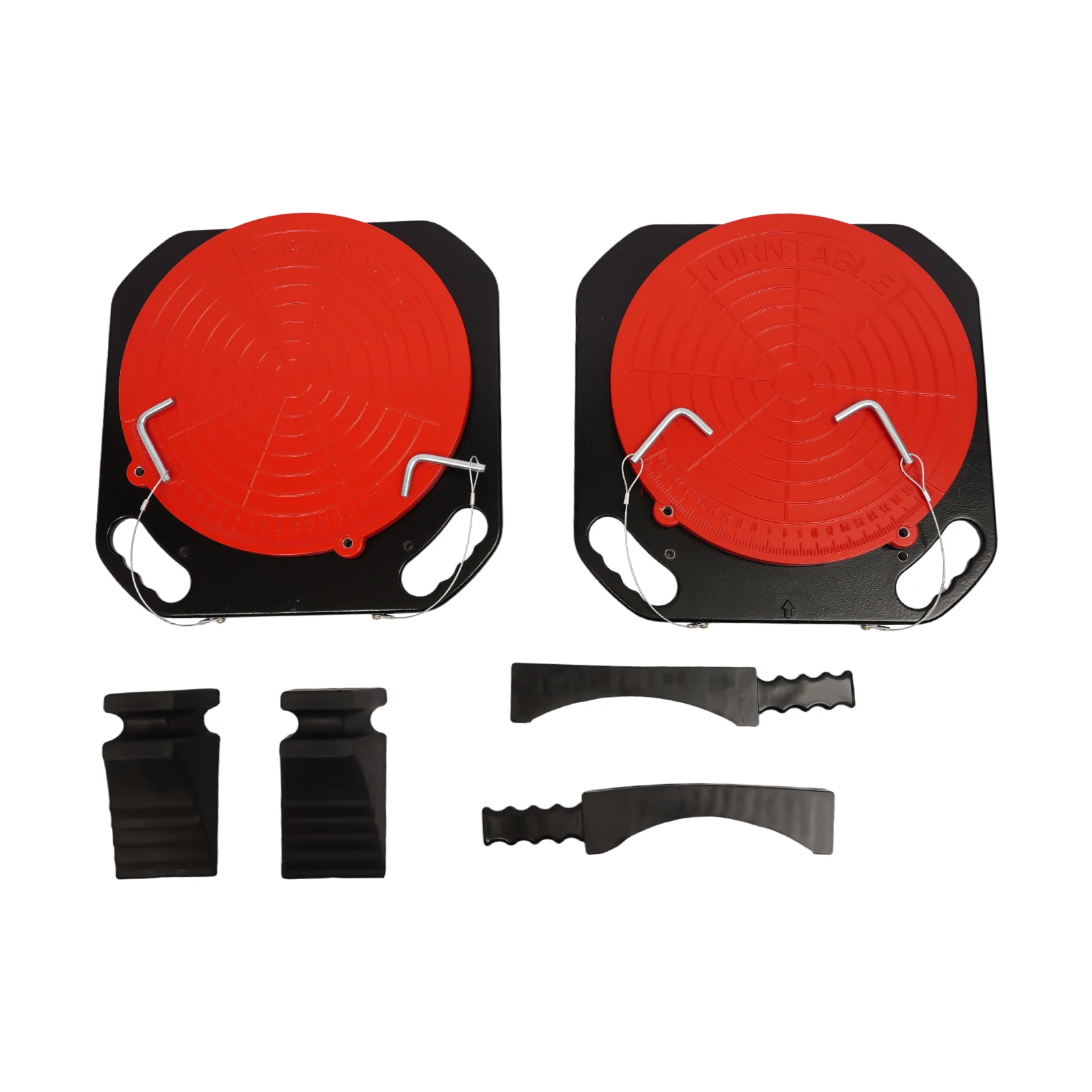 2 stuks magnesiumlegering wieluitlijningsdraaiplaten voor sedans, SUV's, vrachtwagens, bestelwagens