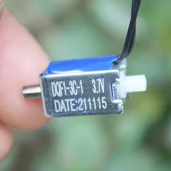 N/C Solenoid Air Valve DC 3V 3.7V 2-Position 2-Way Normally Closed Valve Mini Electric Vent Valve Electronic Monitor Exhaust