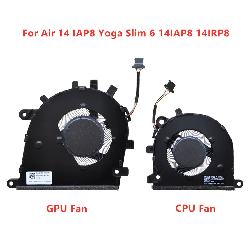 Brand New Original Laptop CPU GPU Cooling Fan For Lenovo Air 14 IAP8 Yoga Slim 6 14IAP8 14IRP8