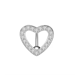 1pair Hollow Out Heart Flesh Ear Plugs Tunnels Stainless Steel Anodized Thread Ear Piercing Expansion Ear Stretched Oreja Gauge