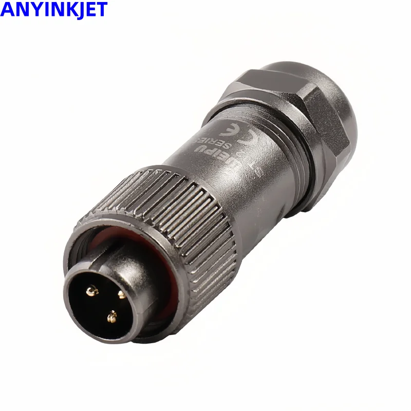 for KGK 3000 DIN plug Optical eye connector 3pin KB-PL3437 for KGK 3000D 3000L inkjet coding printer