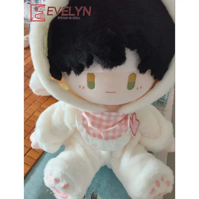 

Evelyn For 40cm Cotton Doll Clothes Anime Game Love and Deepspace Idol Doll's Clothes Hairy Clothing Plush Jumpsuit