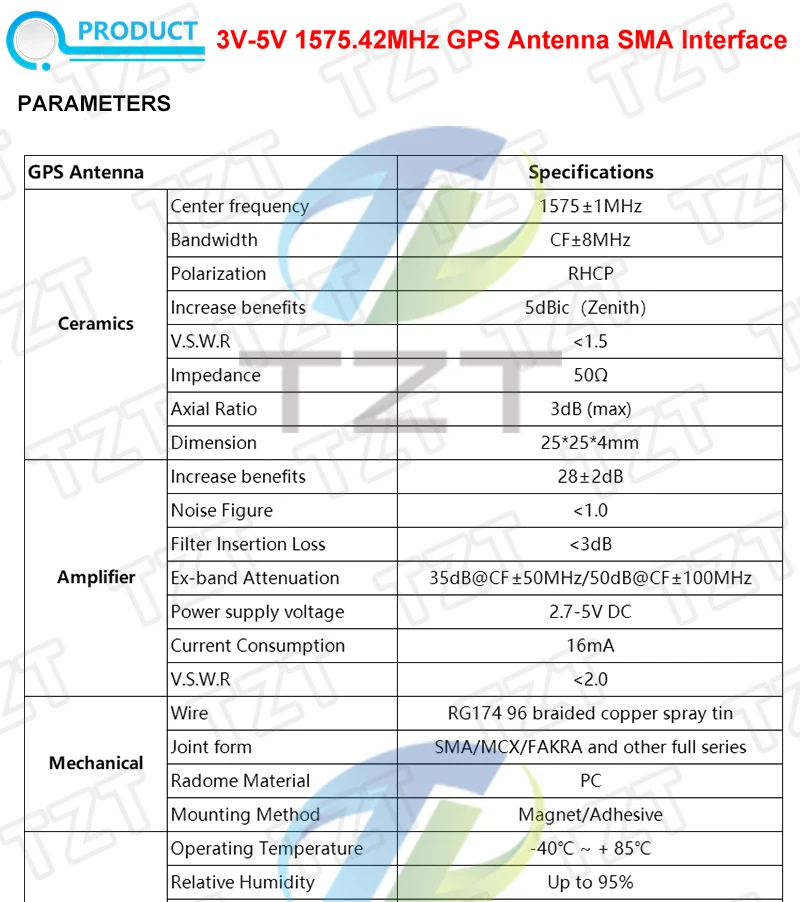 1/3 Stück 3 Meter Auto-GPS-Antenne MCX-Steckerkabel Magnetischer GPS-Empfänger Auto-Antennenadapter für Autonavigation – Detail 1