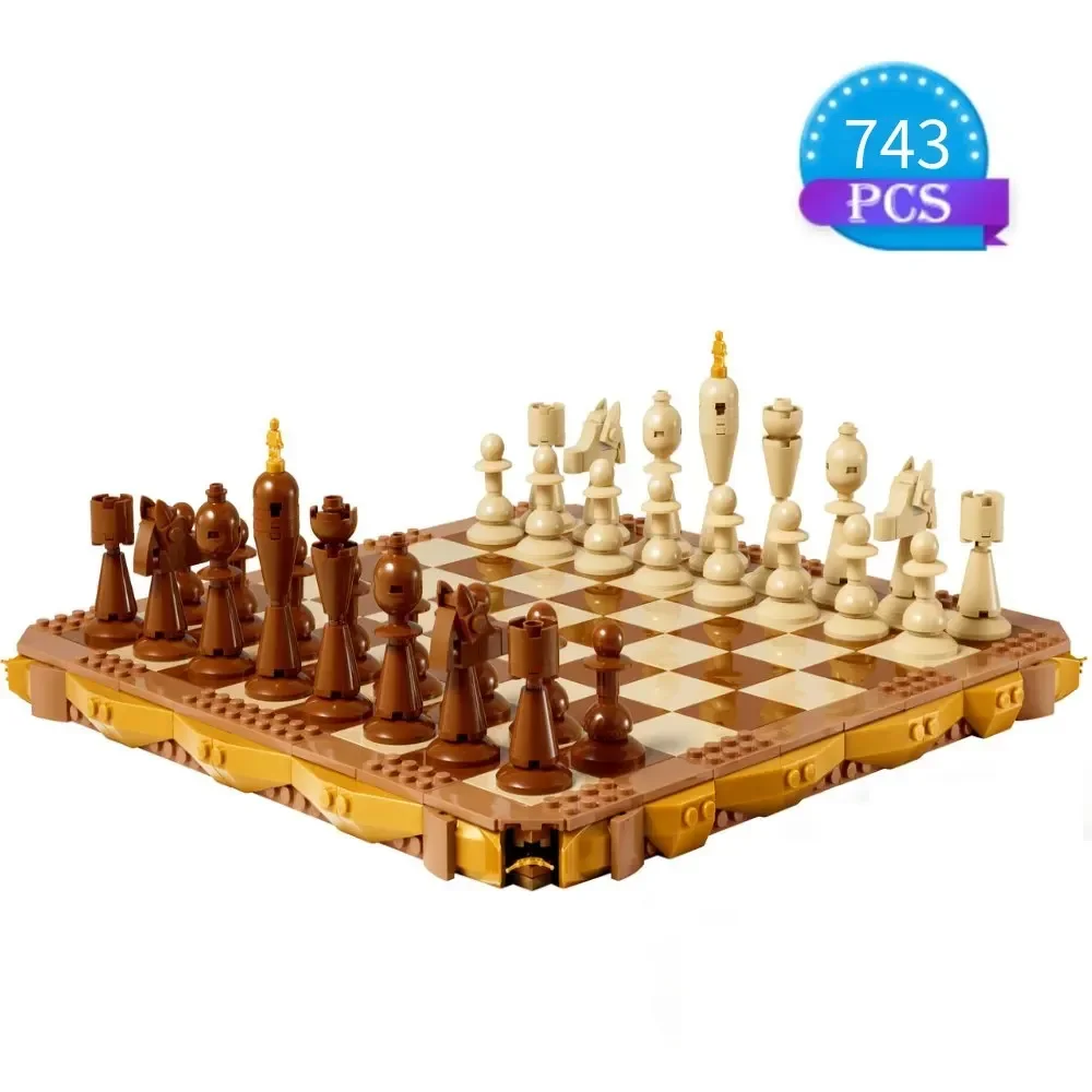 New Compatible Chess Game Building Blocks Role Final Challenge Interactive Play Bricks Toys Kid Gifts