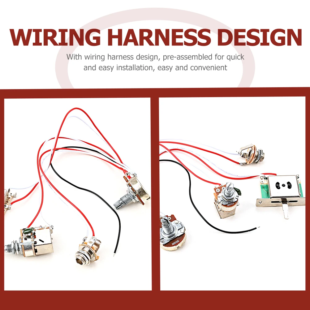 

Guitar Line Switch Wiring Potentiometer Harness Accessories Circuit Wire Plastic