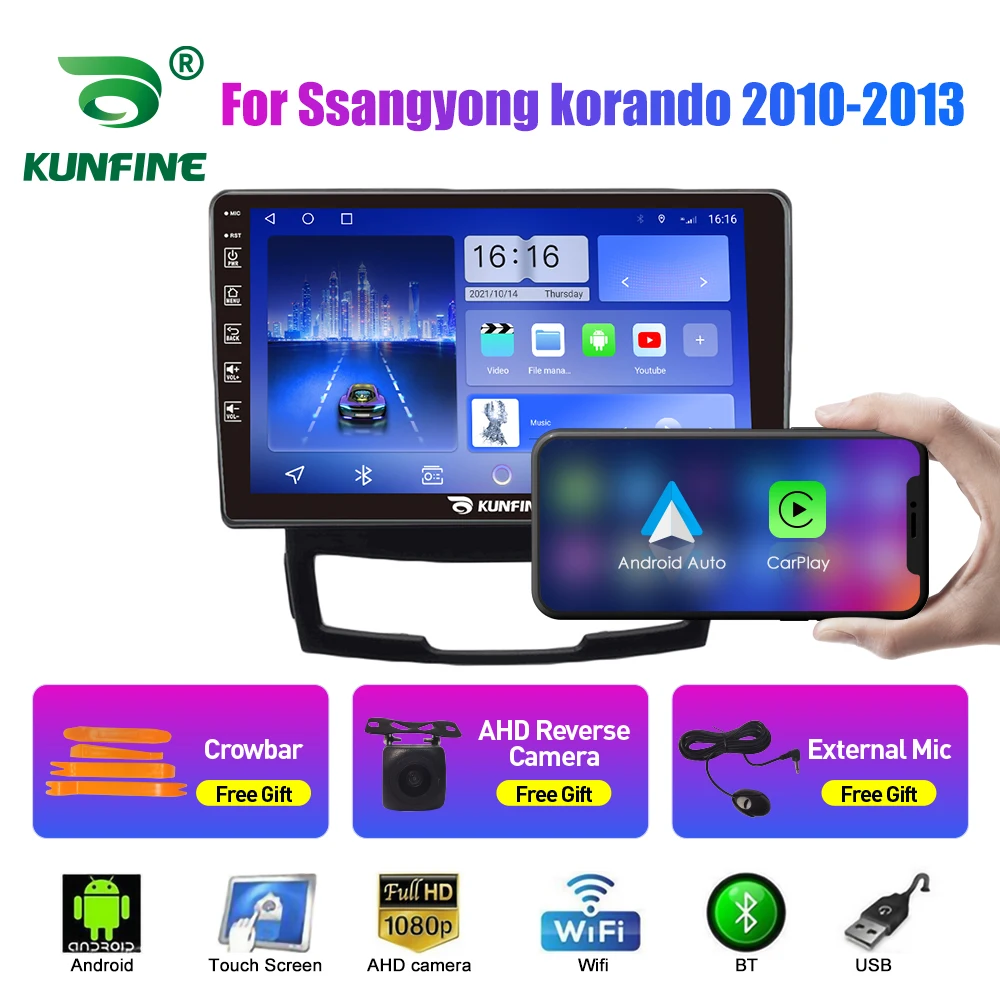 

Car Radio For Ssangyong korando 2010-2013 Octa Core Android Car DVD GPS Navigation Car Stereo Carplay Android Auto