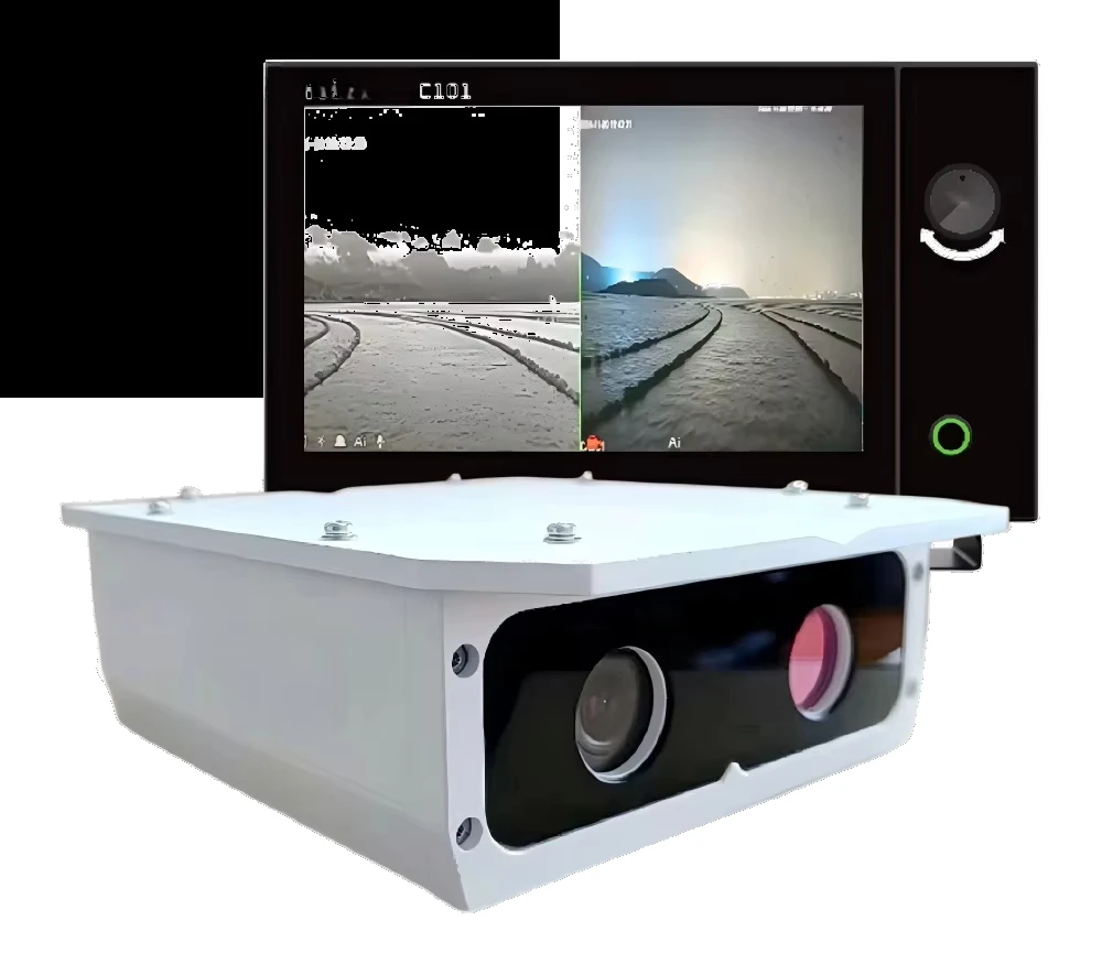 IP67 Marine Dual Light Night Vision Thermal Imaging  System 8MP with 10.1 Inch Display for Boat Navigation