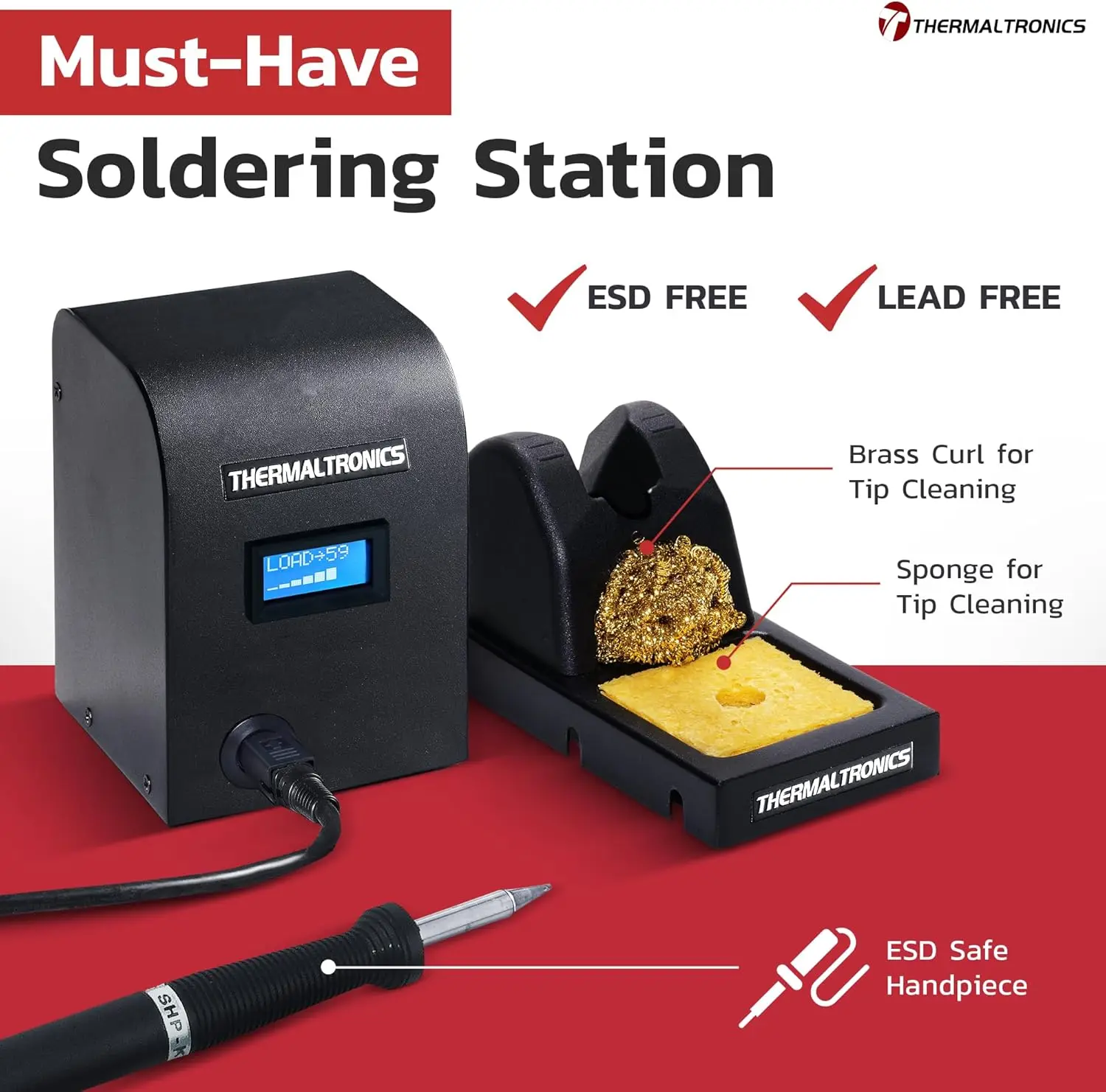 TMT-1000S-K Soldering Station w/Curie Heat Technology