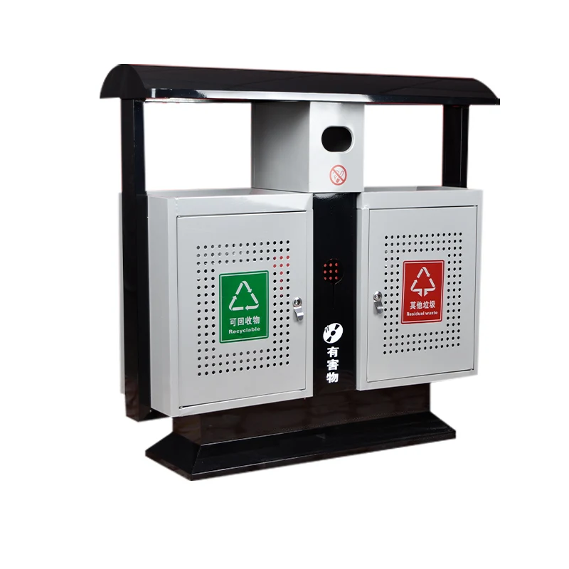 

Outdoor trash can Stainless steel park scenic spot classification