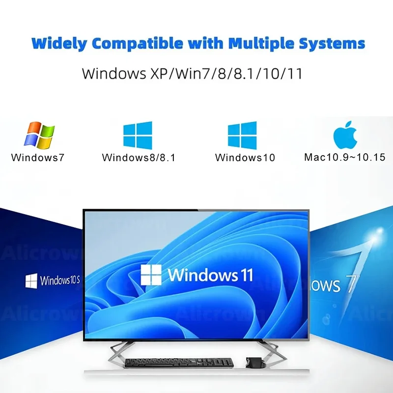 USB Wifi 어댑터 600Mbps 무선 네트워크 카드 2.4G 및 5.8GHz USB 이더넷 PC WiFi 어댑터 Lan 300Mbps Wifi 동글 AC Wifi 수신기