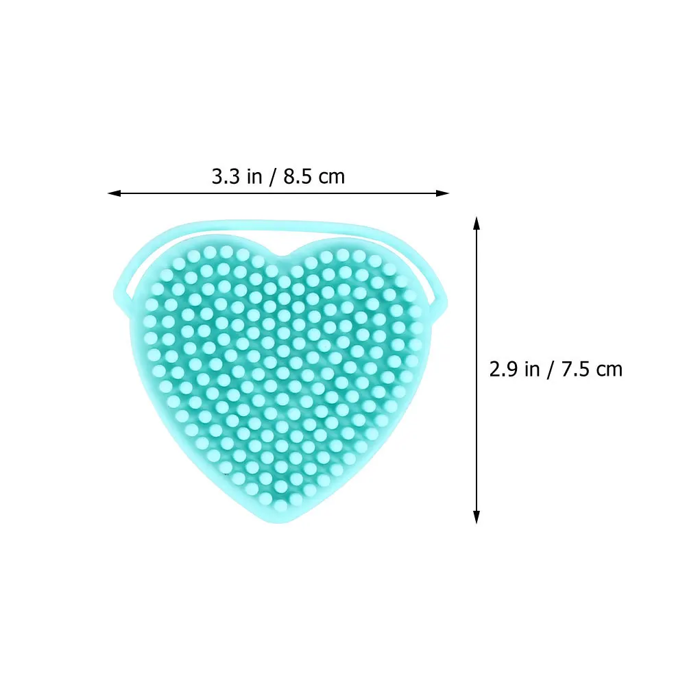 4 قطع من فرشاة الوجه المصنوعة من السيليكون، أداة تنظيف عميق، مدلك يدوي للوجه، أداة العناية بالبشرة الناعمة القابلة للتمدد للاستخدام المنزلي أثناء السفر #3