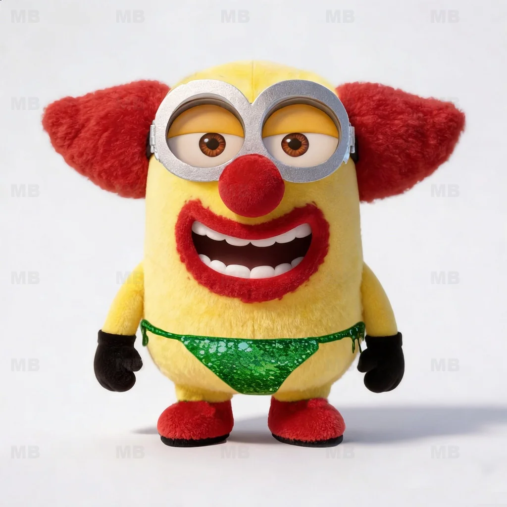 Movie James Henry and Monster Bob Funny Bikini Underwear Doll Stuffed Animal Gag Gift Cute Soft Cartoon Figure Home Desk Decor view 5