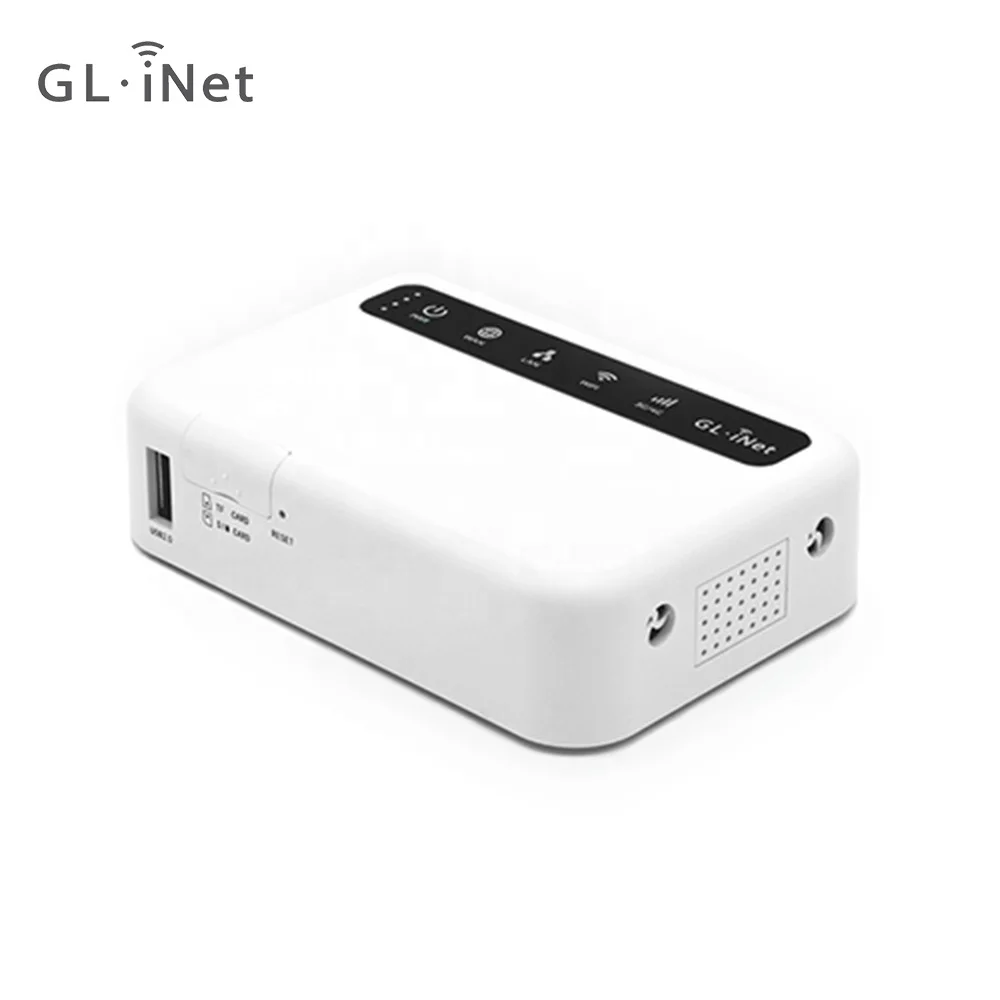 GL.iNet 4G broadband router Modem  lte  with sim card slot converter Sim Card into Wifi Hotspot