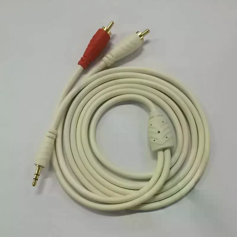 35mm Male To Dual  Male Audio Cable Gold Plated Connectors High Fidelity Sound For Home Theater Car Stereo