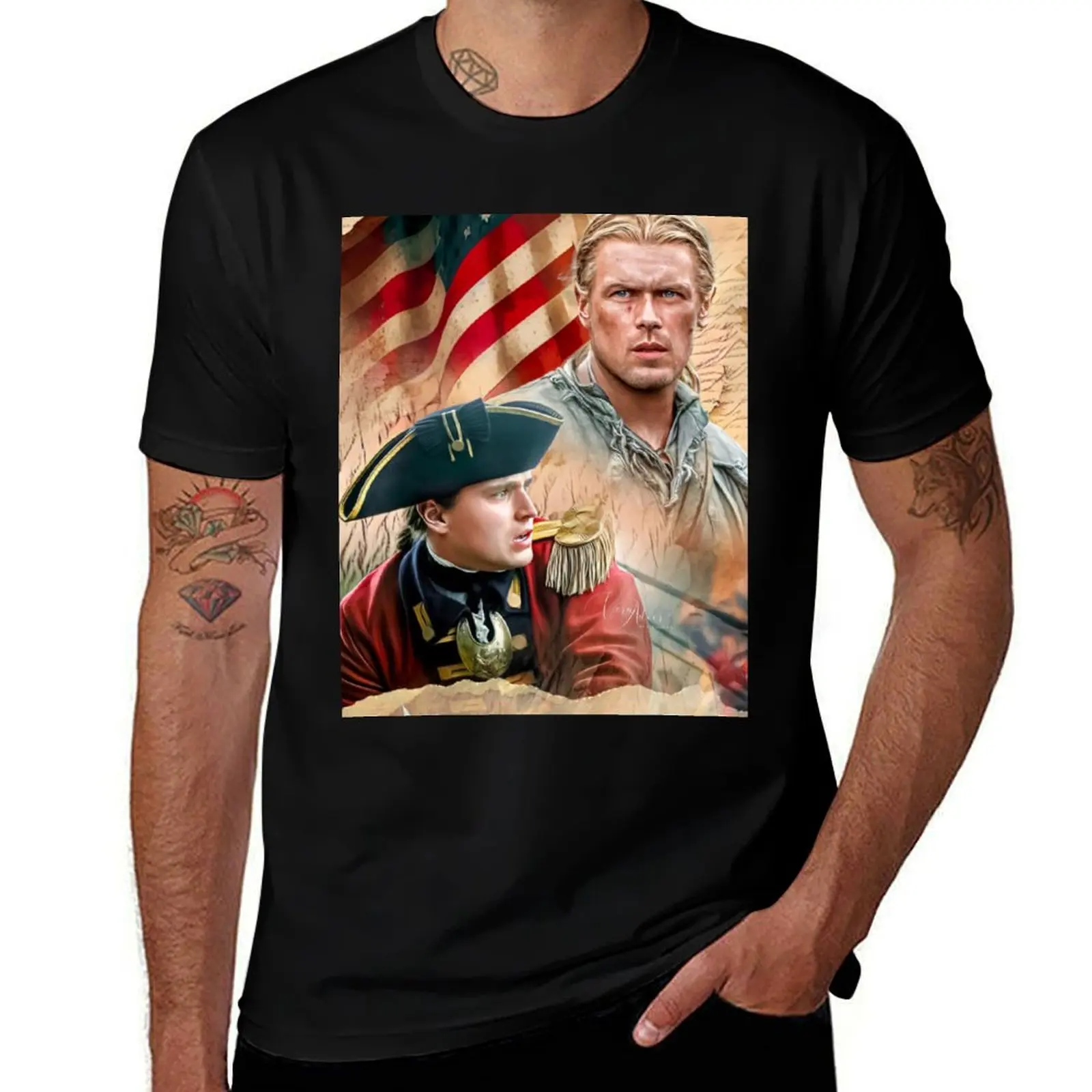 

Turning Points Father and son facing arms T-Shirt cotton t shirts high quality t shirt man designer T-Shirt