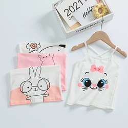 Summer Tank Top For Girls 2024 Cotton Kids Underwear Girls Camisole Children Undershirt Baby Singlet Toddler Clothing