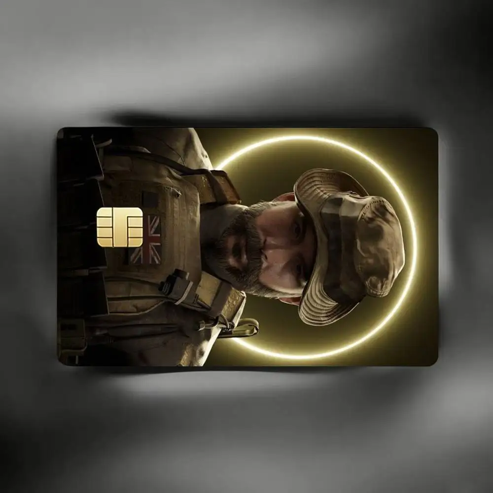 Captain J-John P-Price   Decorative Waterproof Film Skin Cover Credit Card Stickers Debit Front Bank Bus Pass