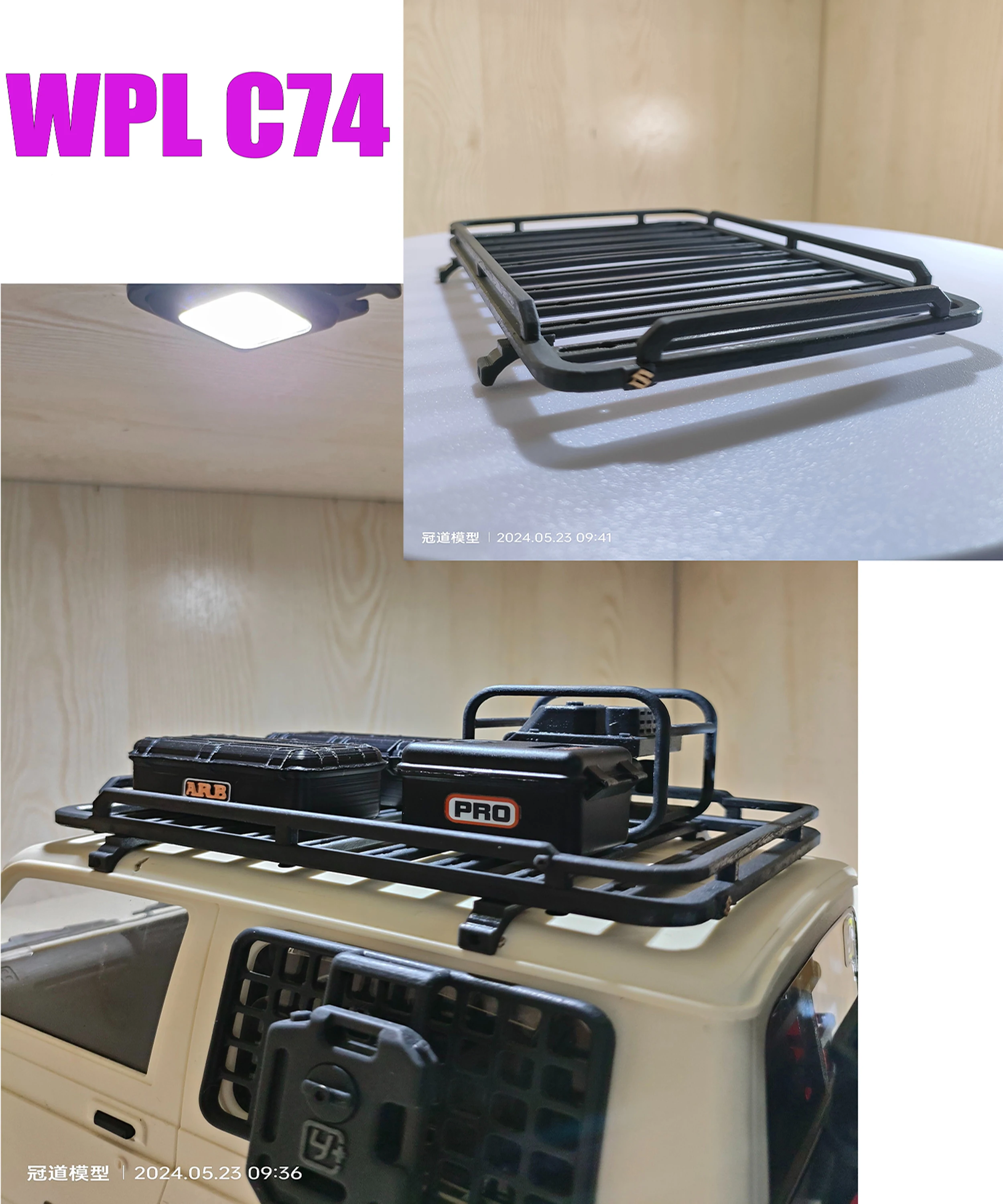 WPL C74 Jimney RC Car Spare Parts Branching Out Luggage Rack