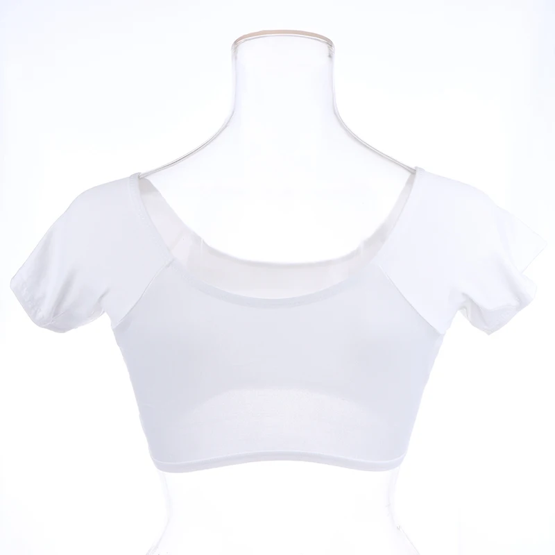 Short Armpit Cotton Fitness Yoga Vest With Moisture Wicking And Sweat Wicking Pad Under The Armpit Perfume Absorbent Deodorant