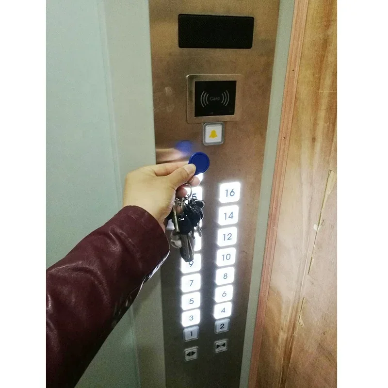 TIBOSHI Access Control System for Elevator with Keypad IC Card / Password/ Fingerprint Card Reader Writer Management for Lift