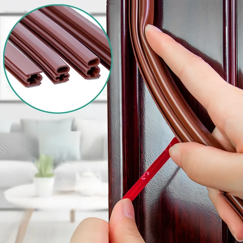 Self Adhesive Anti-theft Door Sealing Strip I-shaped Multifunctional Door Frame Window Seam Windproof and Anti-collision Strip