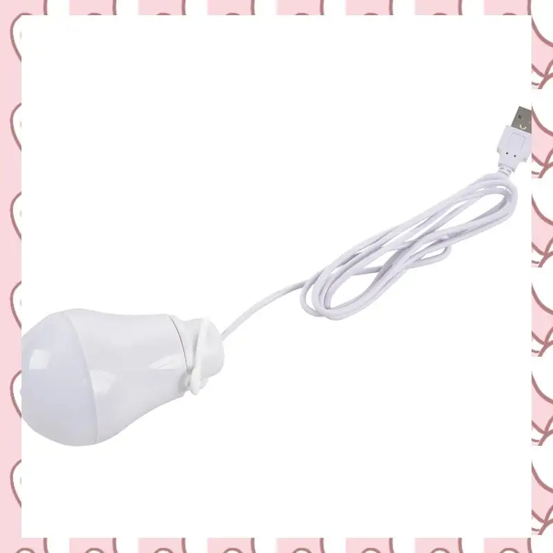

HHTL 4X DC5V 5W Светодиодная лампа USB-лампа Портативный белый свет для уличного ноутбука (белый)