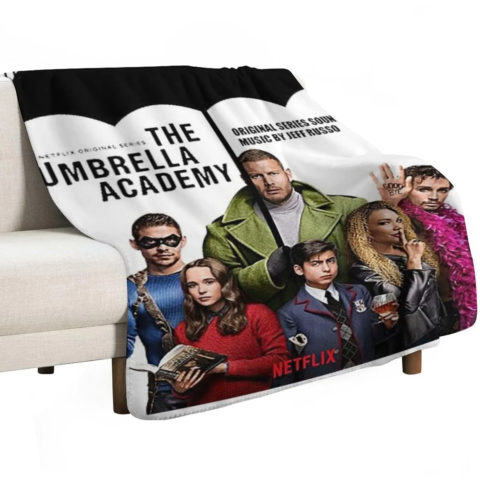 Umbrella Academy Throw Blanket Fashion Sofas Travel Sofa Throw bed plaid Blankets For Bed Picnic Blankets