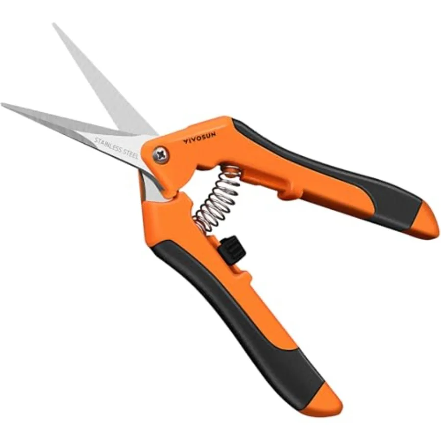 

Pack.5 Inch Gardening Scissors Hand Pruner Pruning Shear with Stainless Steel s