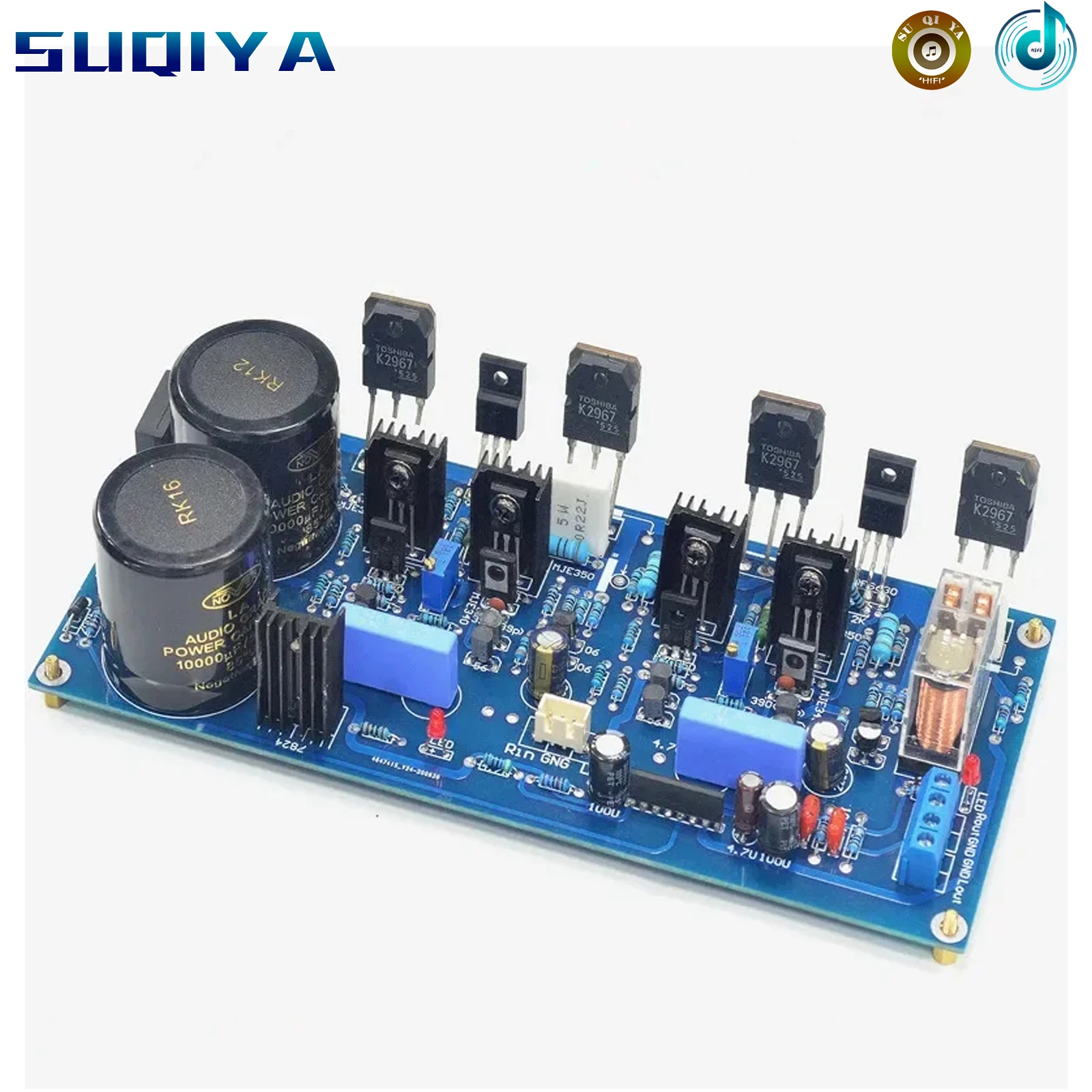 

V21 K2967 Field Effect Tube Discrete 100W *2 HIFI Dual Channel Stereo Audio Amplifier Board