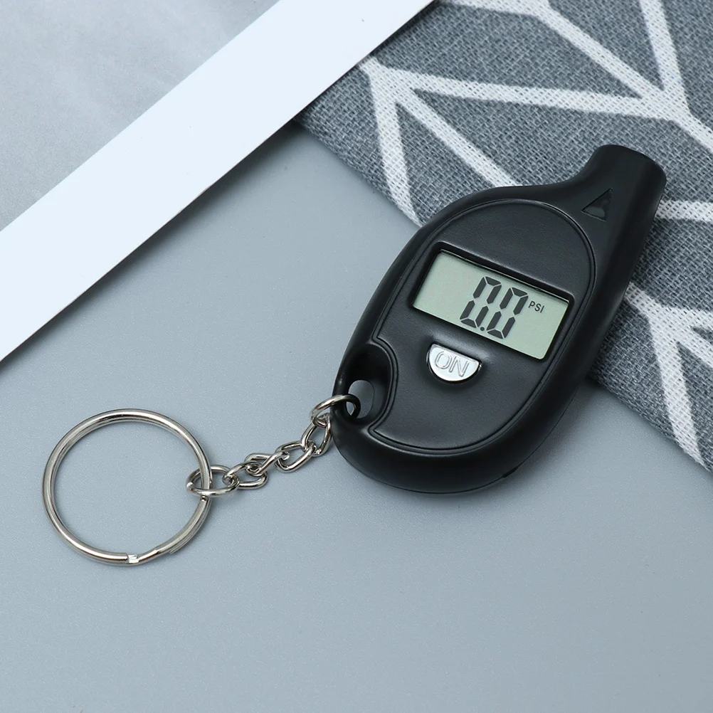 

2pcs Digital Tire Pressure Gauge For Car Truck Long Lasting Use Ergonomic Non-Slip Grip Key Ring Portable Repair Tool