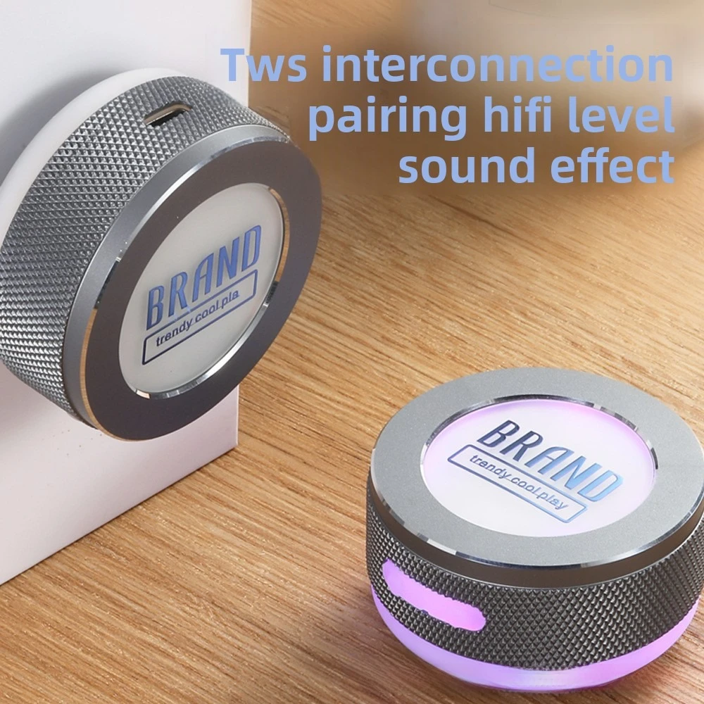 Resonance TWS Bluetooth Speaker RGB Light Wireless Audio TWS Interconnection For Car RV Indoor Outdoor Portable Speaker