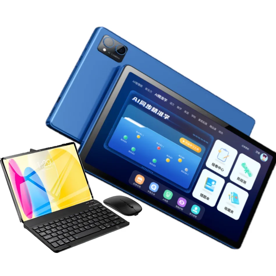 

New tablet 10.1-inch Android 13 6+256GB Office Learning Gaming tablet with keyboard and mouse