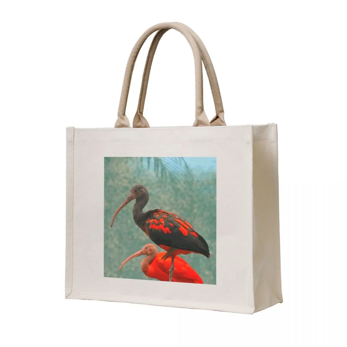 

Portrait Of Two Ibis Tote Bag the tote bag bag luxury women Canvas personalized tote
