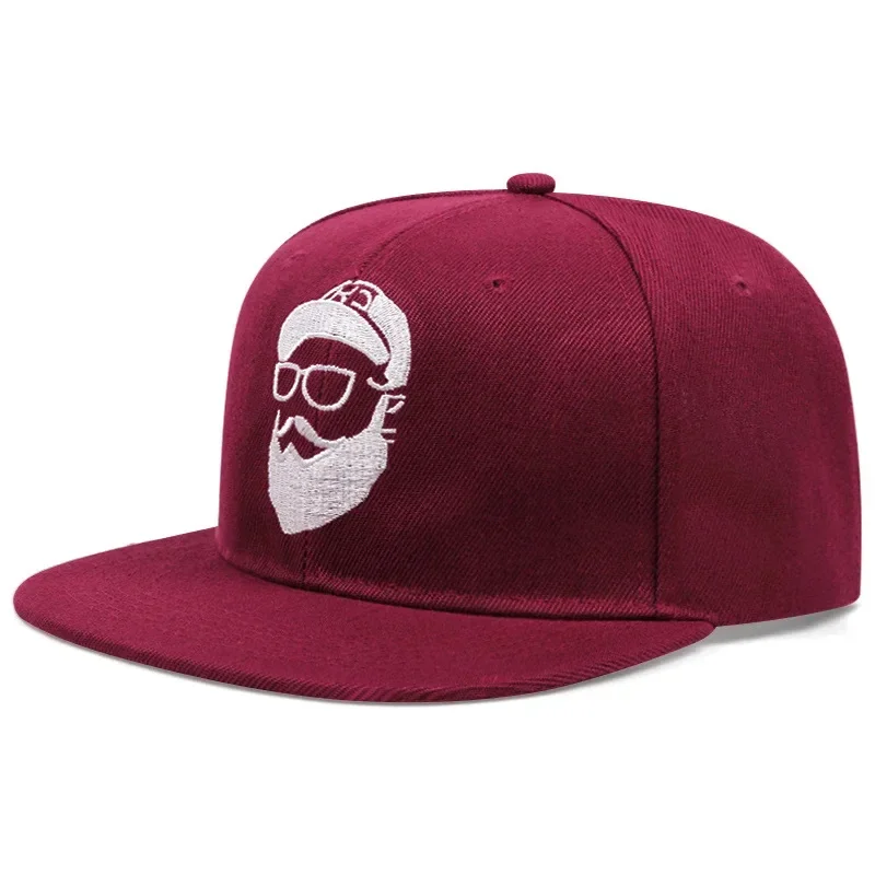 Unisex brodaty starzec haft HipHop Cap Outdoor regulowane baseballówka w stylu Casual czapki mężczyzna kapelusz przeciwsłoneczny czapka typu Trucker