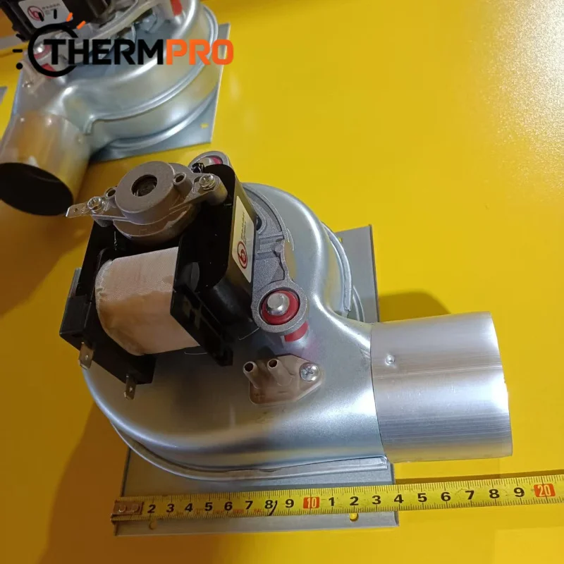 35W 220V High-Temp Blower Motor Low Noise Draft Fan Replacement for Gas Fireplace Pellet Stove Boiler Heating Systems