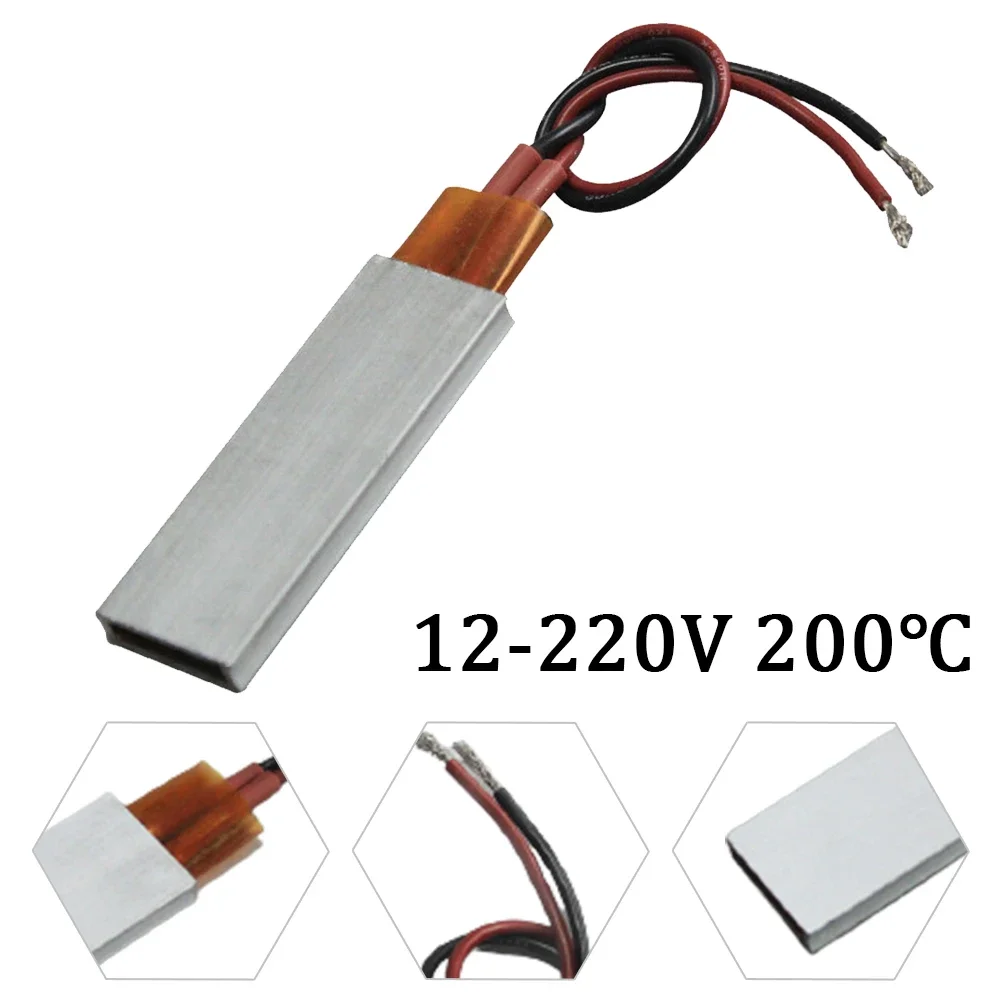 Keramik elektrische Heizung Heizplatte 12V/24V/220V Konstant temperatur PTC Heizelement Thermostat Heizplatte