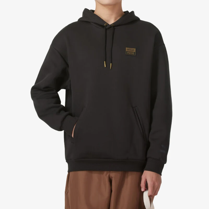 

Puma Genuine 2024, осенний новый мужской/женский свободный спортивный дышащий пуловер с капюшоном для бега, 631069-01