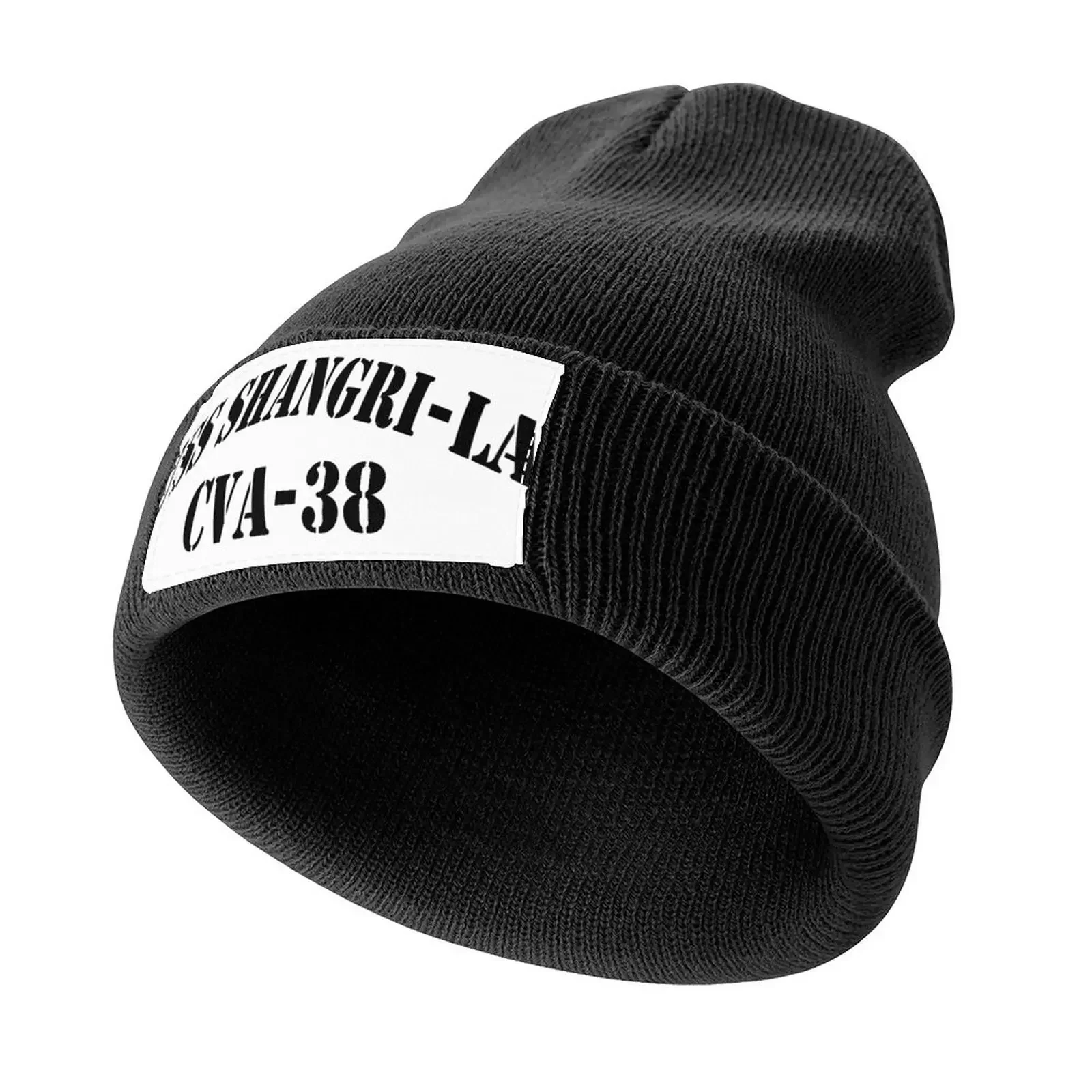 USS SHANGRI-LA (CVA-38) SHIP'S STORE Knitted Cap Visor Thermal Visor For Men Women's