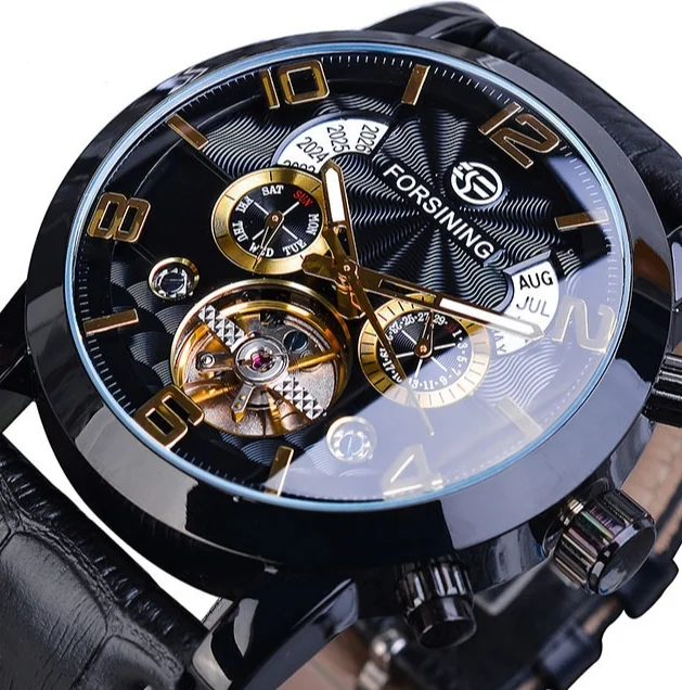 Men's watches hot selling in 2025, new automatic mechanical watches for men, year, month, calendar display table