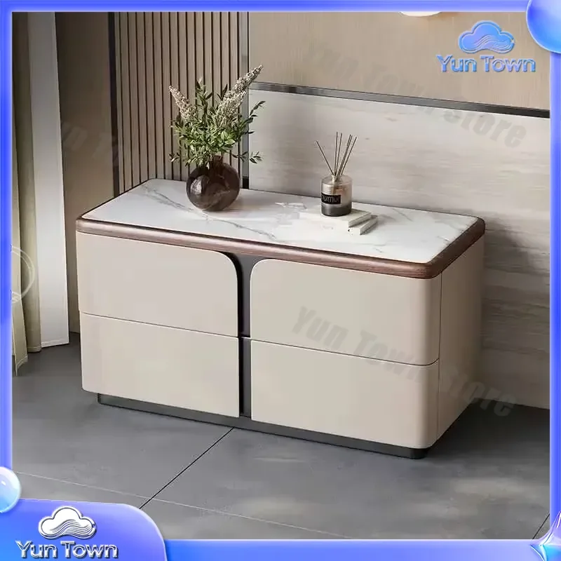 De Unique Night Table for European Bedroom Aesthetic Creative Luxury Nightstand for Modern Noches Storage Mesitas Elegant