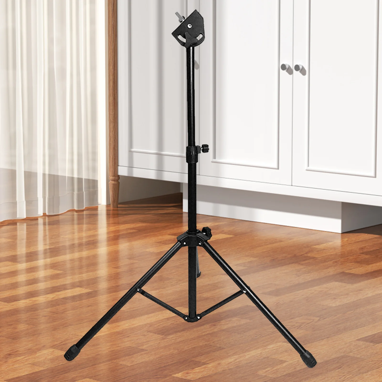 

1 Set Of Dumb Pad Stand Metal Tripod Rack For Practice Beginner Percussion Accessory Practice Pad Holder Dumb Drum Shelf Iron