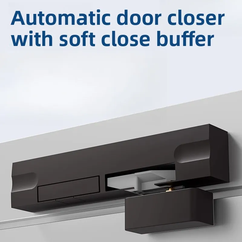 

Закрытый дверной буфер, закрывающий отскок, демпфирующий плоский открытый внешний открывающийся невидимый дверной замок, деревянная бытовая дверь