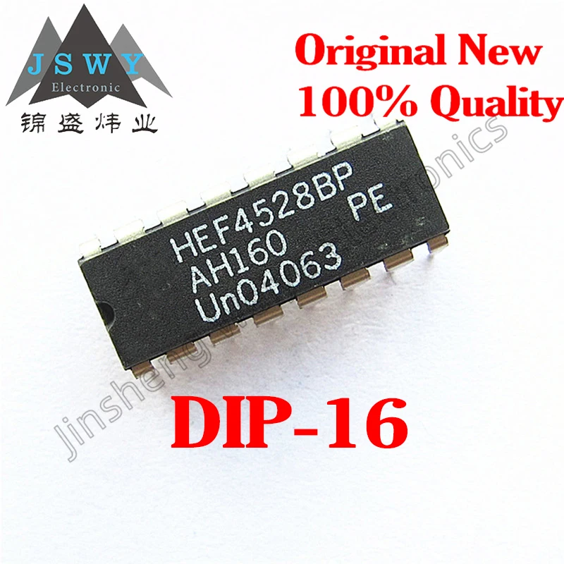 

(10/50pcs) HEF4528BP HEF4528 DIP16 package dual retriggerable resettable monostable multivibrator chip original spot