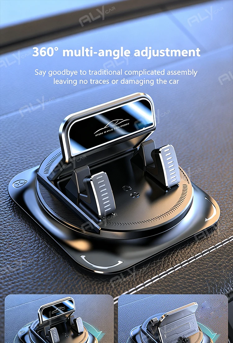 Universelle Auto-Handyhalterung Rutschfester Silikon-Armaturenbretthalter 360° ° Drehbarer Head-Up GPS-Navigationsständer für iPhone Xiaomi Ultra – Detail 7