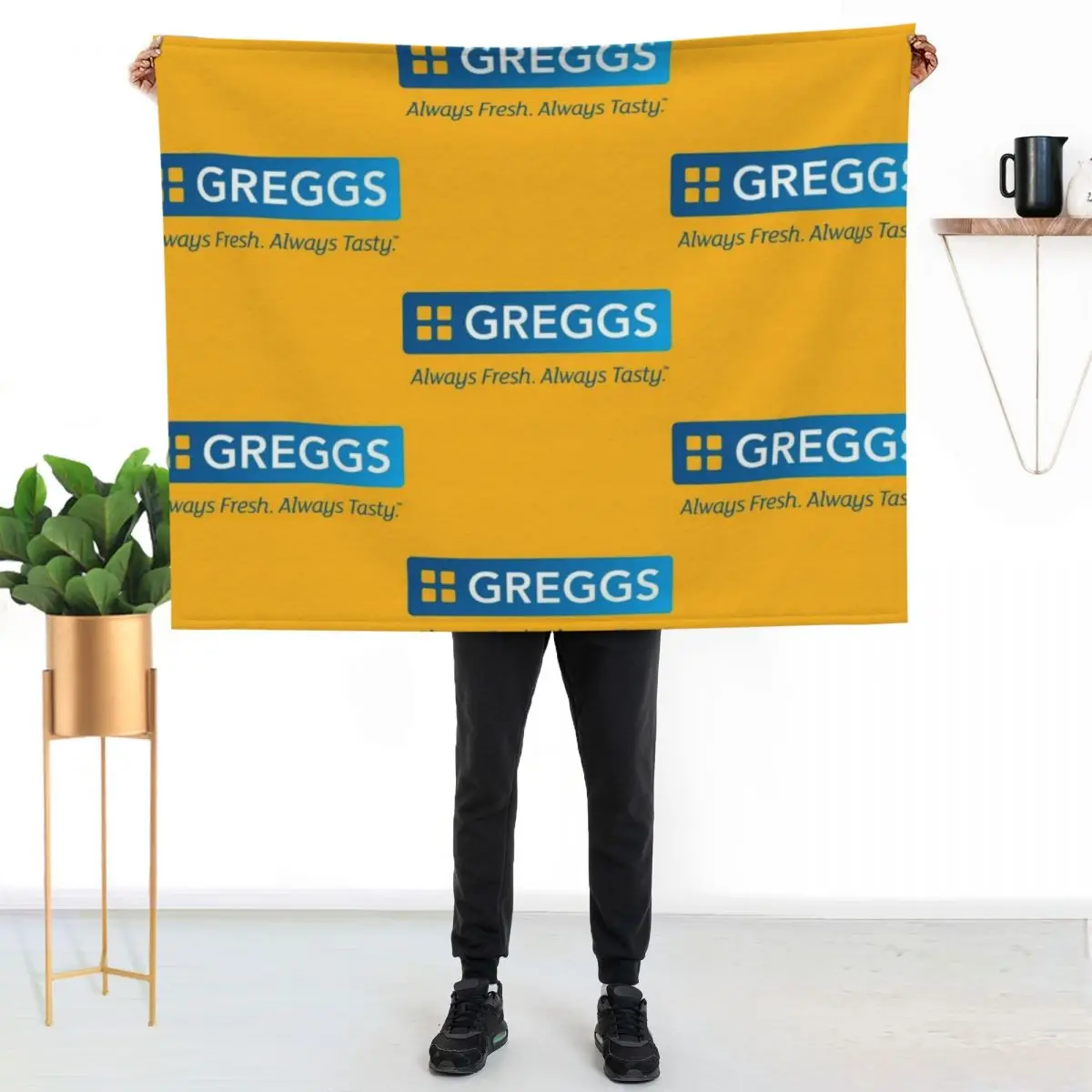 

Greggs Resto and Bakery Throw Blanket Lightweight Cozy Blanket for Bed Sofa