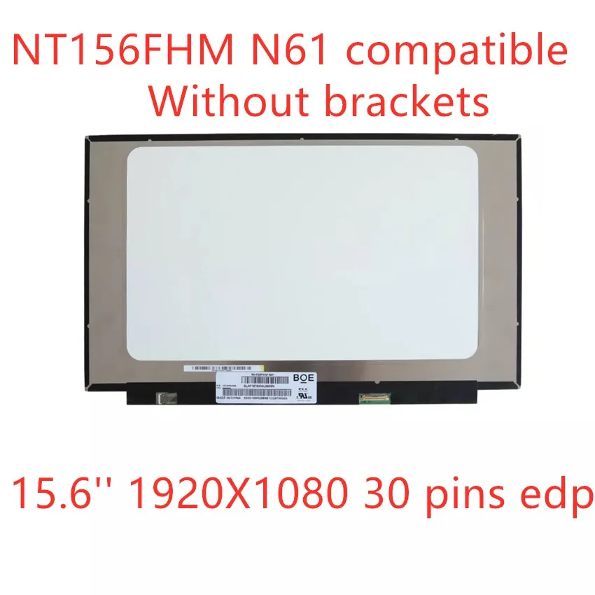 

15.6" Slim LED matrix NT156FHM-N61 N62 B156HTN06.1 N156HGA-EA3 laptop lcd screen panel Display replacement 1920*1080 FHD