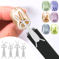 New Rabbit Bear Cat Eye Magnet Stick Set Nail Art Tools Small Iron Piece Magnet Stick For Magnetic Polish Effects Nail