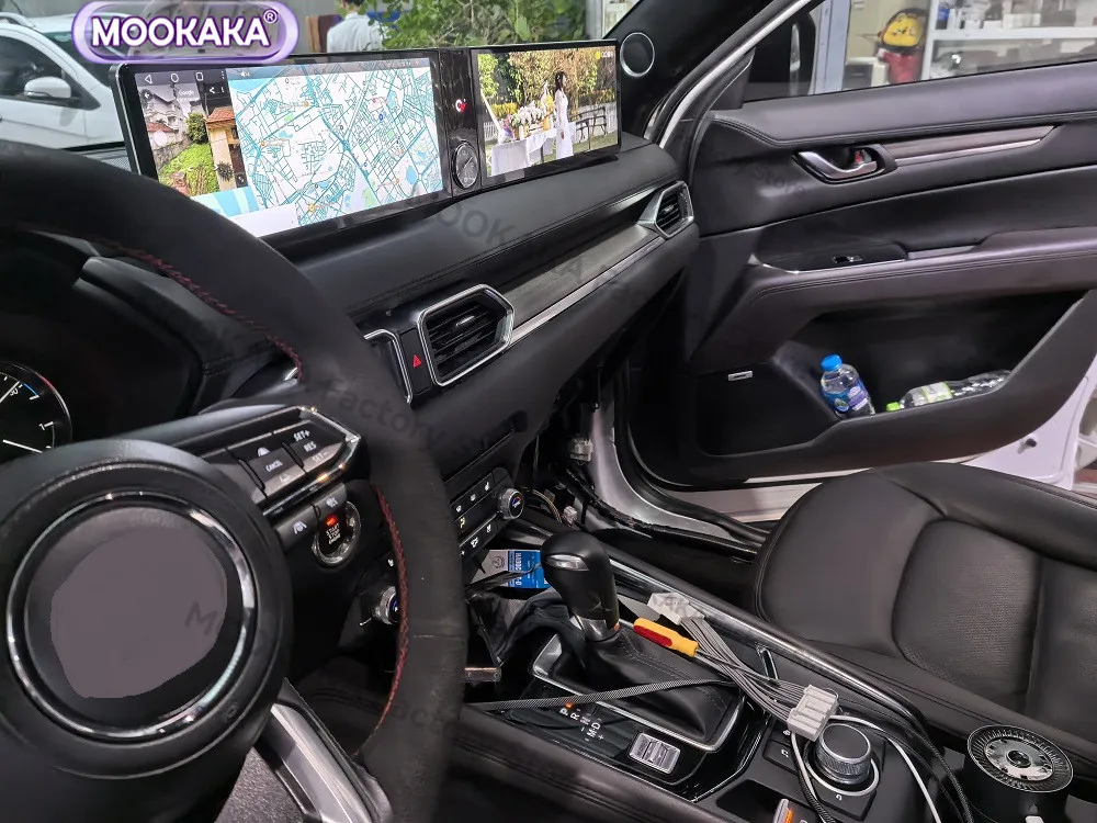Radio para Auto con Android Auto y Carplay Qualcomm para Mazda CX-5 CX5, Reproductor Multimedia Automotriz, GPS, Navegador, Unidad Principal, Bluetooth, WIFI